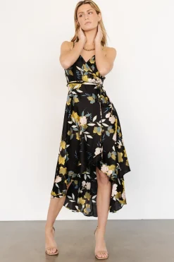 Discount Baltic Born Steffi Tulip Wrap Dress | Midnight Floral