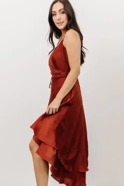 Online Baltic Born Steffi Tulip Wrap Dress | Rust