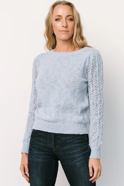 New Baltic Born Stephen Sweater Top | Blue