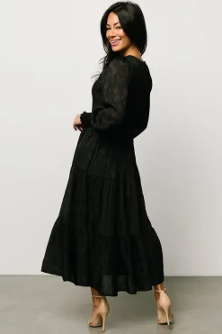 Fashion Baltic Born Stockholm Smocked Dress | Black