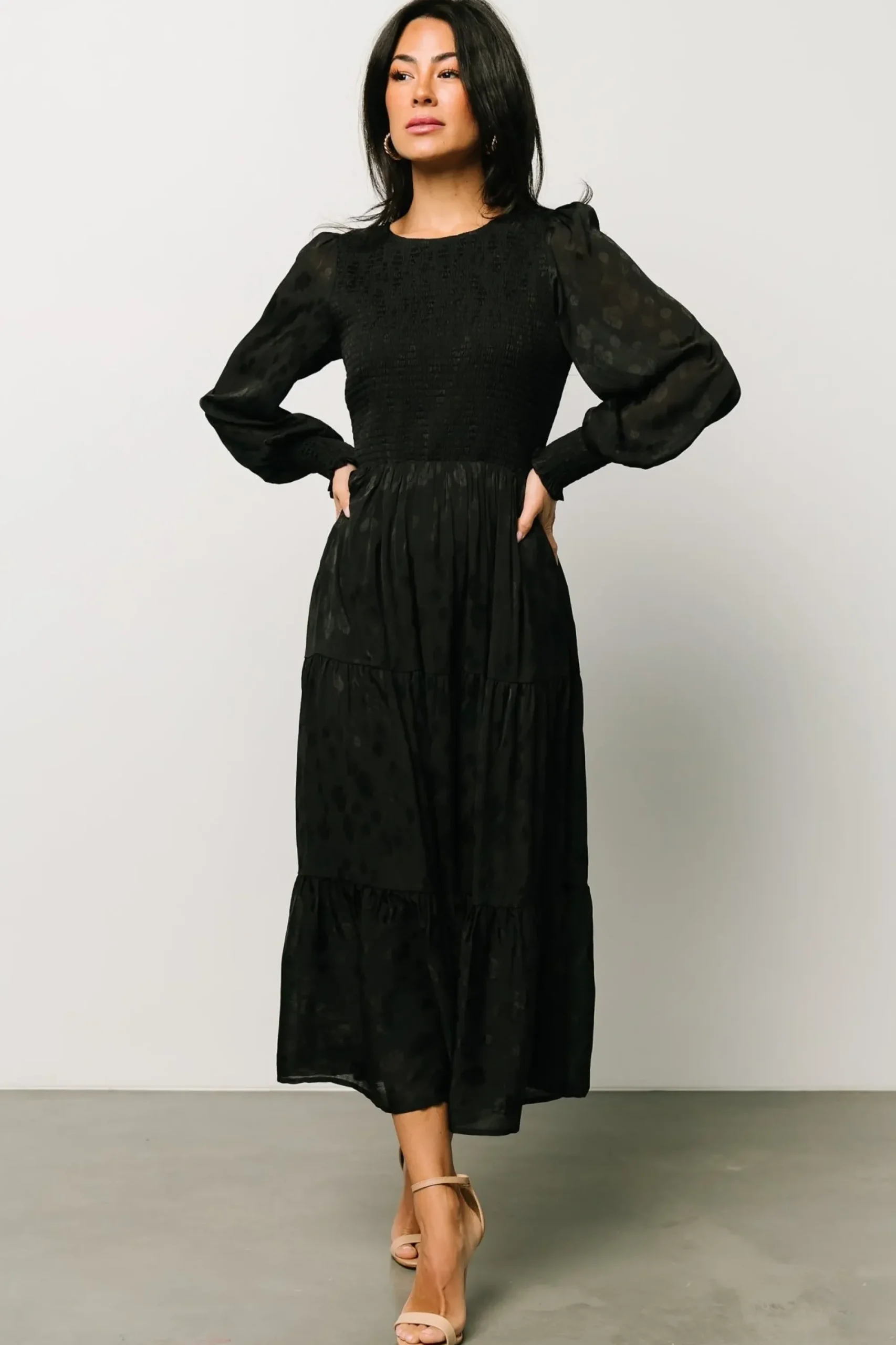 Fashion Baltic Born Stockholm Smocked Dress | Black