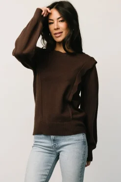 Clearance Baltic Born Stowe Sweater | Chocolate