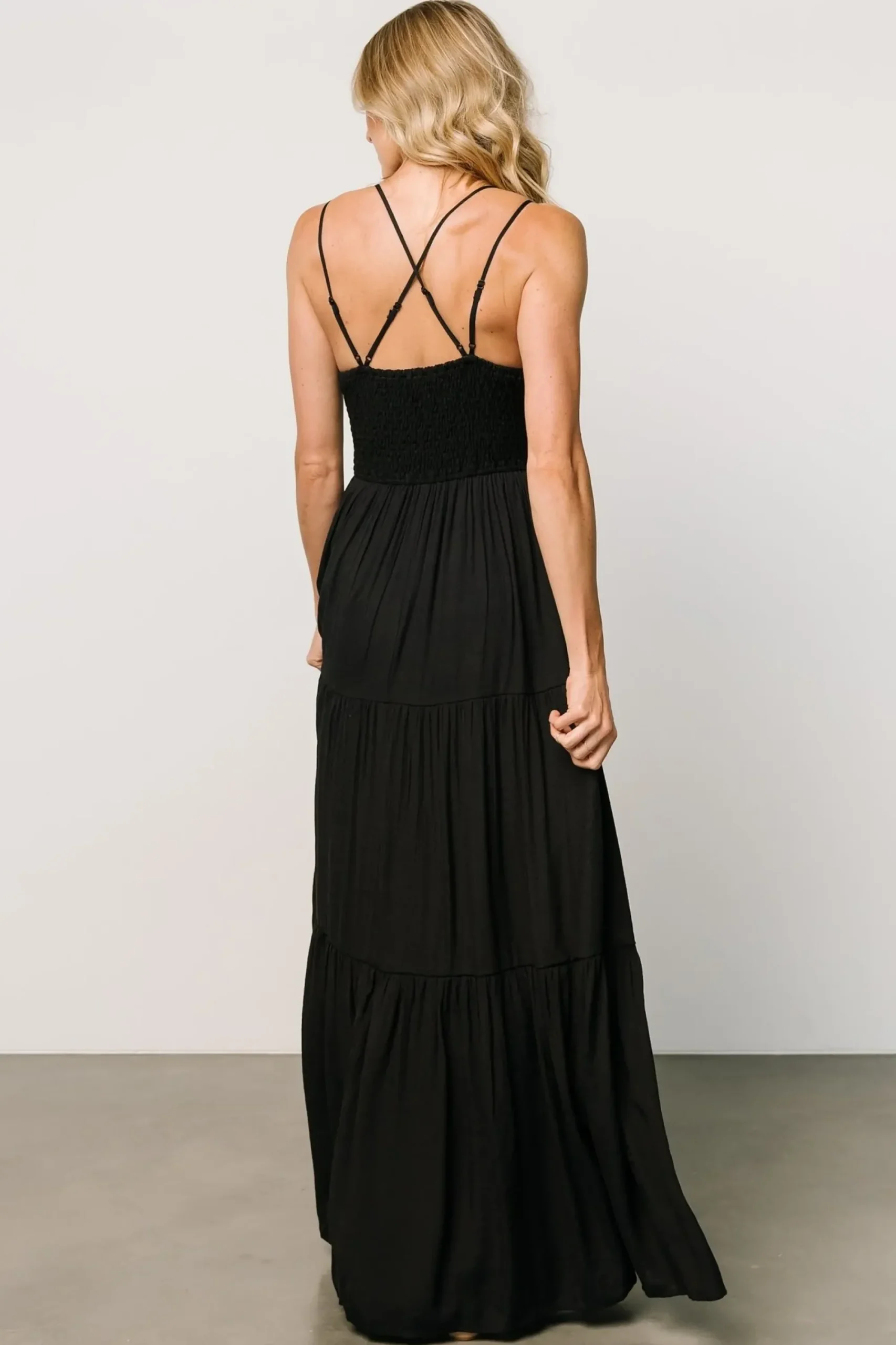 Best Baltic Born Summerlin Lace Top Maxi Dress | Black