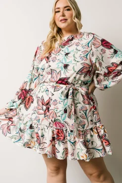 Hot Baltic Born Tally Mini Dress | Off White Multi Print