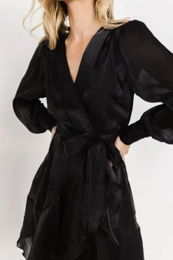 Sale Baltic Born Teo Ruffle Short Dress | Black