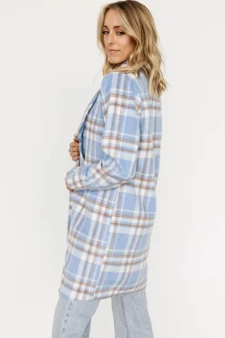 Sale Baltic Born Tetonia Plaid Shacket | Blue Multi