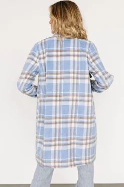 Sale Baltic Born Tetonia Plaid Shacket | Blue Multi