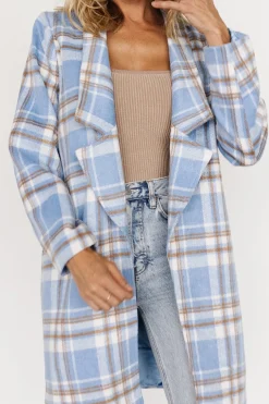 Sale Baltic Born Tetonia Plaid Shacket | Blue Multi