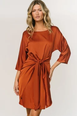 New Baltic Born Theo Mini Dress | Copper