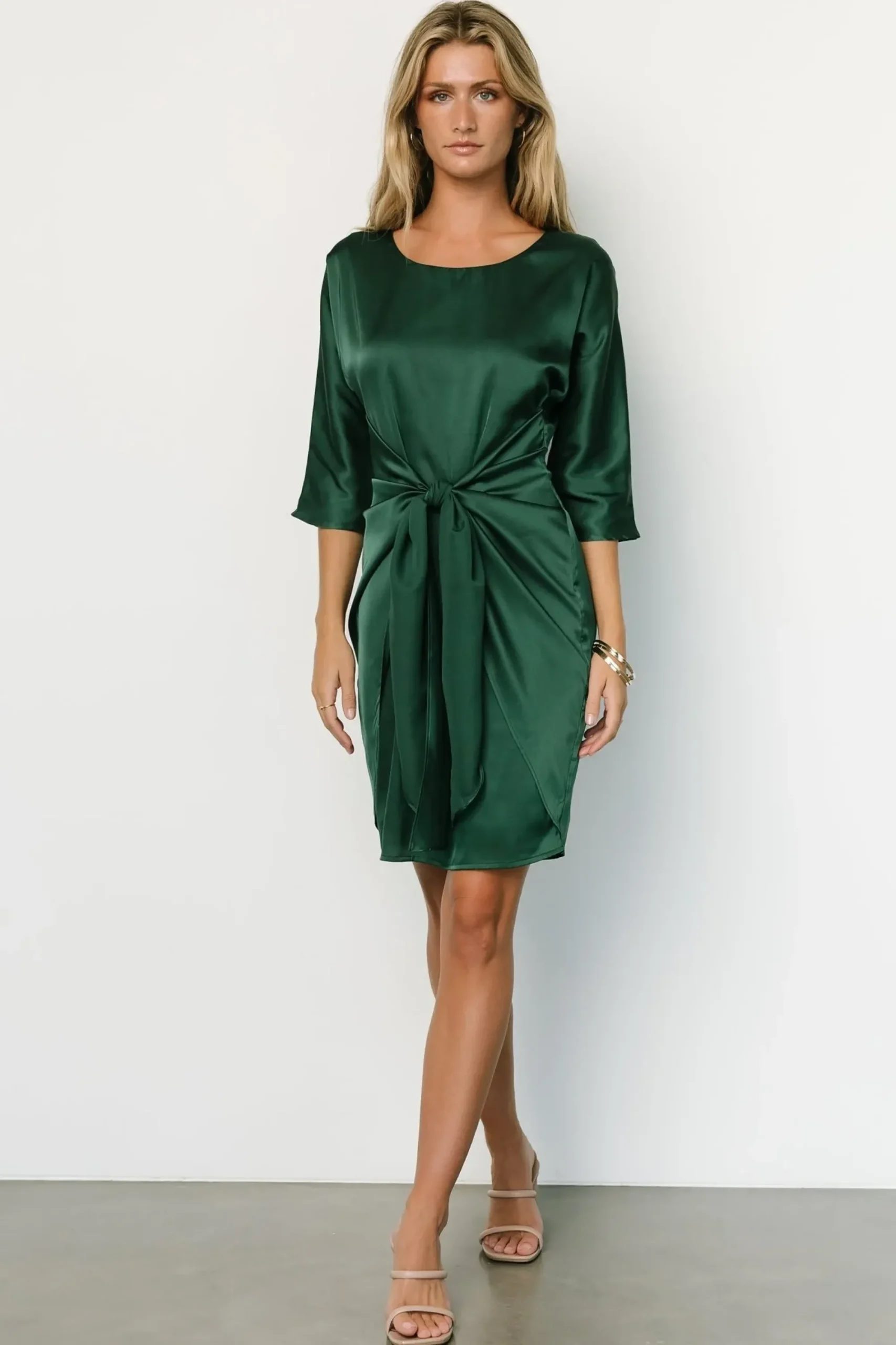 Fashion Baltic Born Theo Mini Dress | Hunter Green