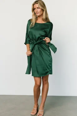 Fashion Baltic Born Theo Mini Dress | Hunter Green