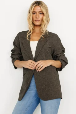 Discount Baltic Born Thorpe Oversized Blazer | Charcoal