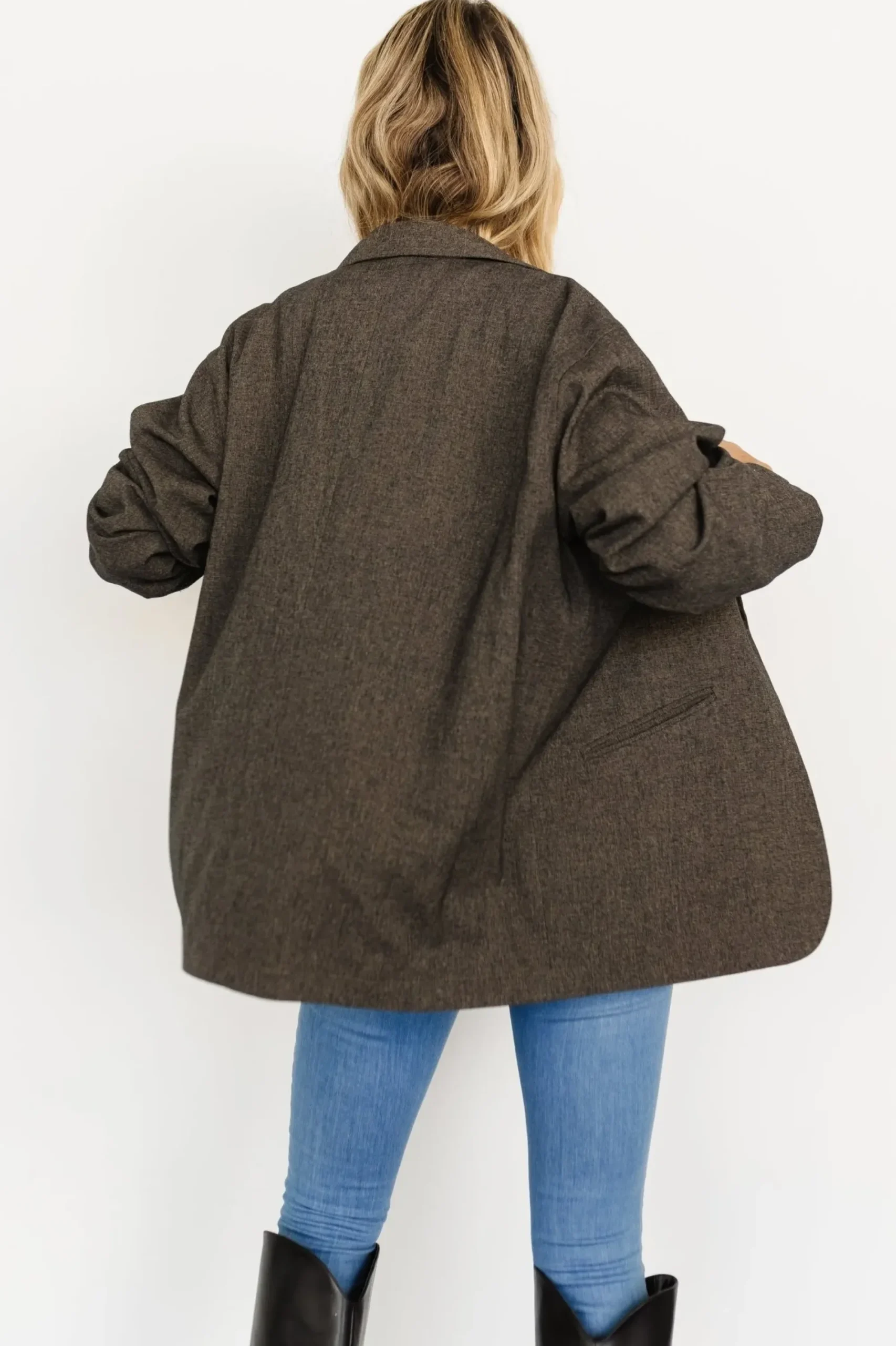 Discount Baltic Born Thorpe Oversized Blazer | Charcoal