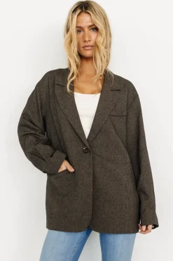 Discount Baltic Born Thorpe Oversized Blazer | Charcoal