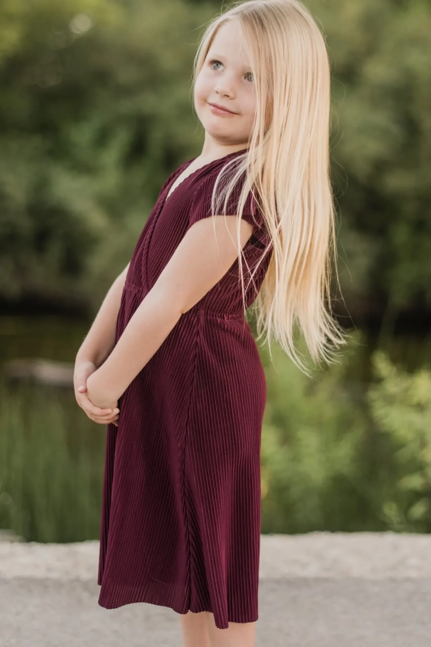 Outlet Baltic Born Toddler Athena Pleated Midi Dress | Mulberry