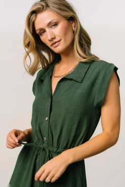 Discount Baltic Born Toni Romper | Dark Green