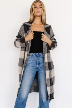 Outlet Baltic Born Toronto Cardigan | Black + Taupe