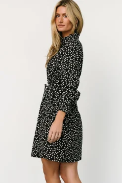 Sale Baltic Born Trinity Short Dress | Black Print