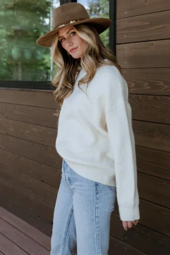 Clearance Baltic Born Tyson Knit Sweater | Cream