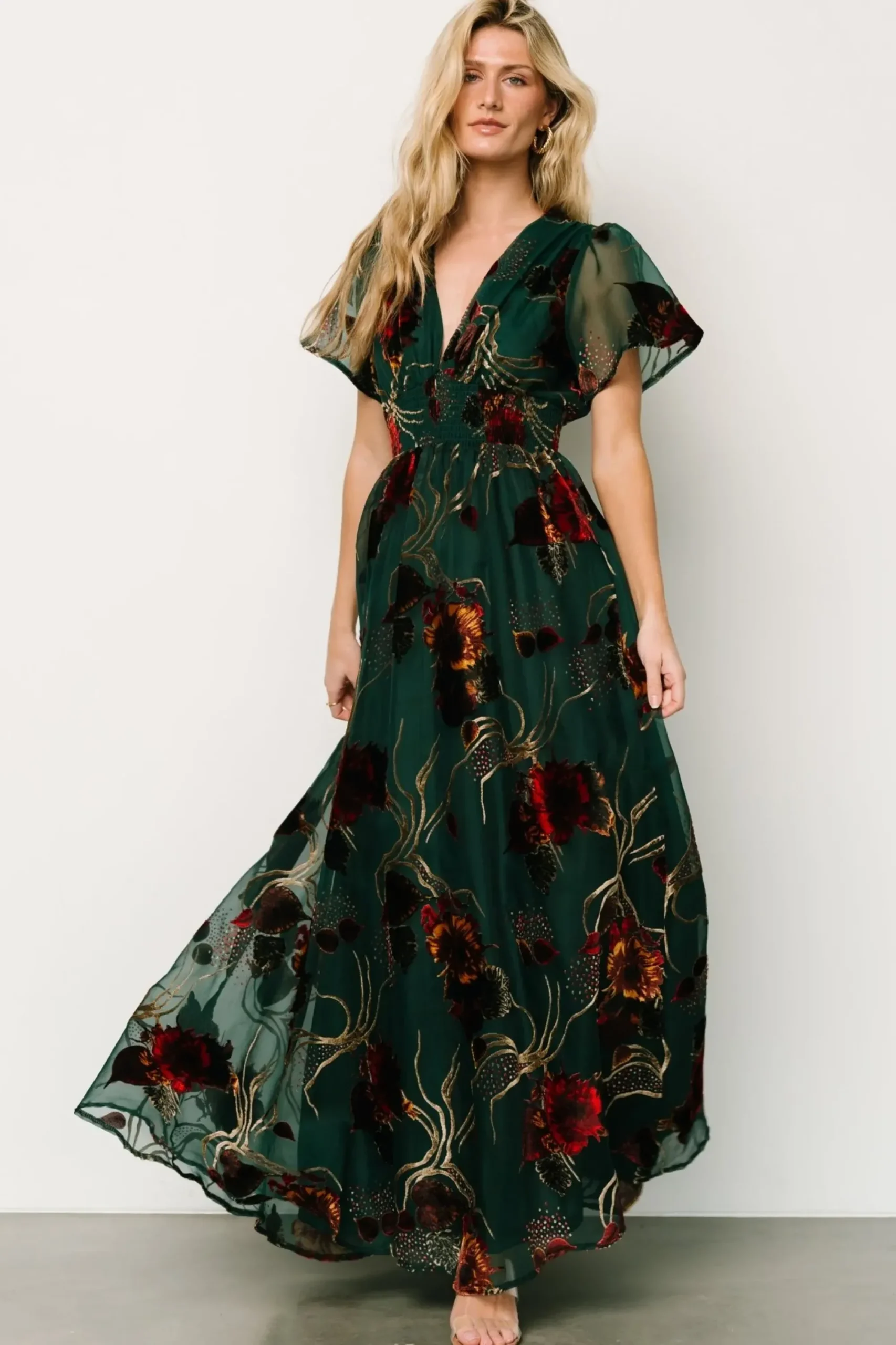 Clearance Baltic Born Valen Maxi Dress | Jade Multi