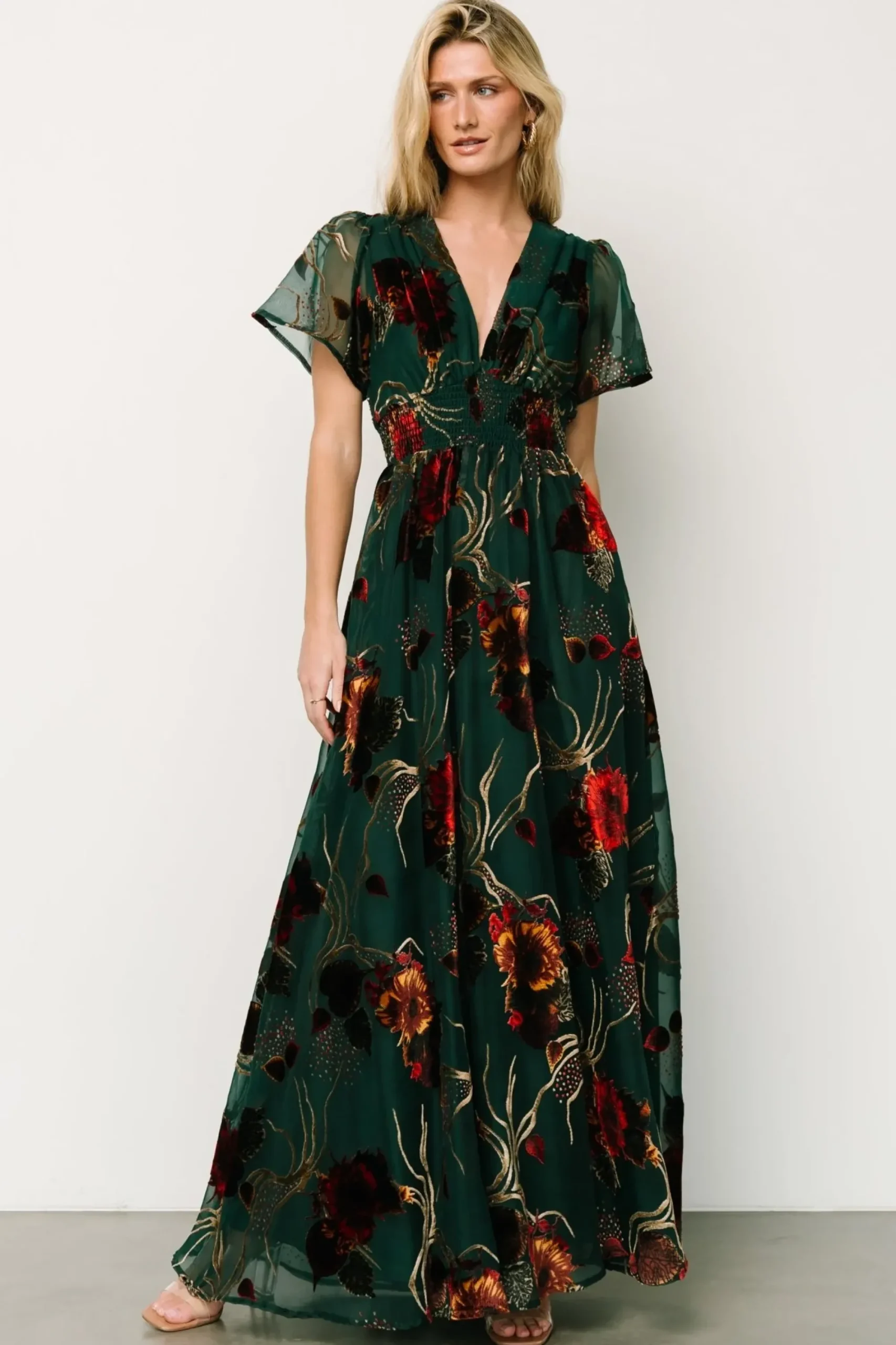 Clearance Baltic Born Valen Maxi Dress | Jade Multi