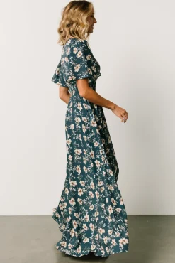 Online Baltic Born Verona Smocked Maxi Dress | Slate Floral