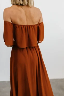 Hot Baltic Born Victoria Off Shoulder Maxi Dress | Spice