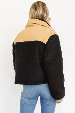 Sale Baltic Born Weekender Sherpa Puffer Jacket | Khaki + Black