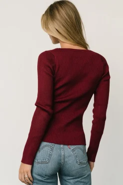 Outlet Baltic Born Wendi Ribbed Top | Mulberry