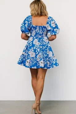 Online Baltic Born Westbrook Mini Dress | Blue Floral