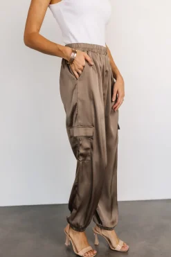 Outlet Baltic Born William Satin Jogger Pants | Olive