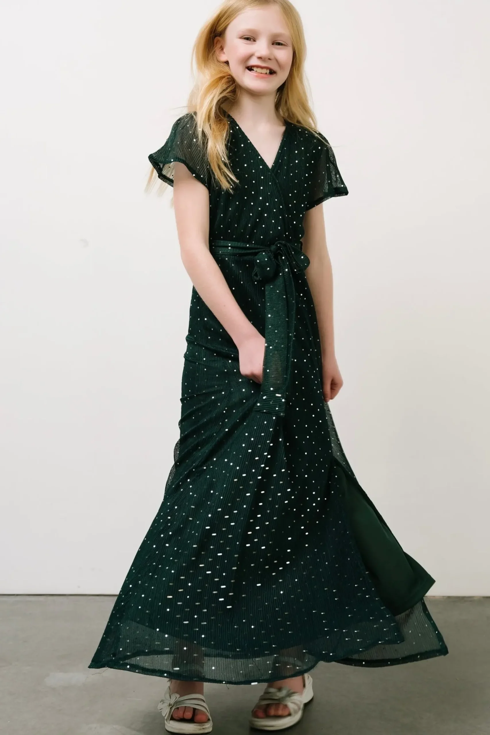 New Baltic Born Youth Grace Sparkle Gown | Emerald