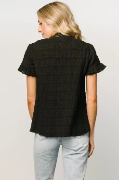 Discount Baltic Born Zara Lace Top | Black