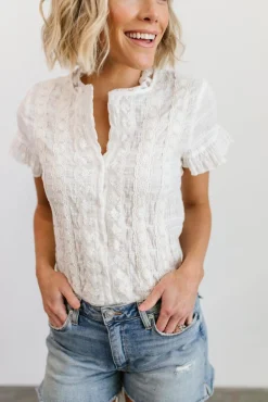 Clearance Baltic Born Zara Lace Top | Sage