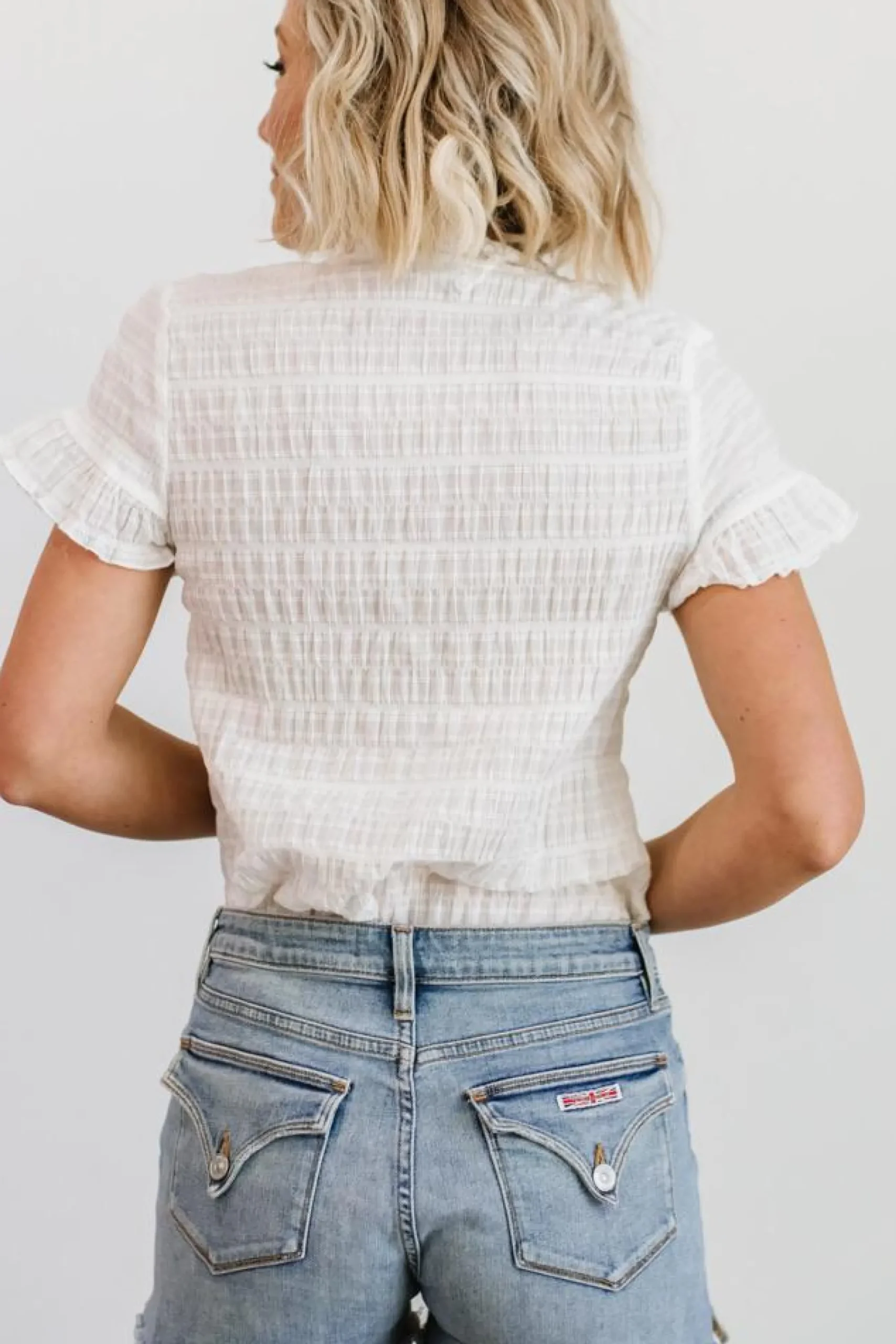 New Baltic Born Zara Lace Top | White
