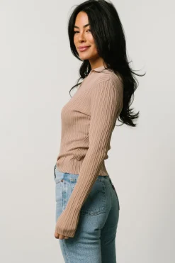 Discount Baltic Born Zia Knit Top | Tan