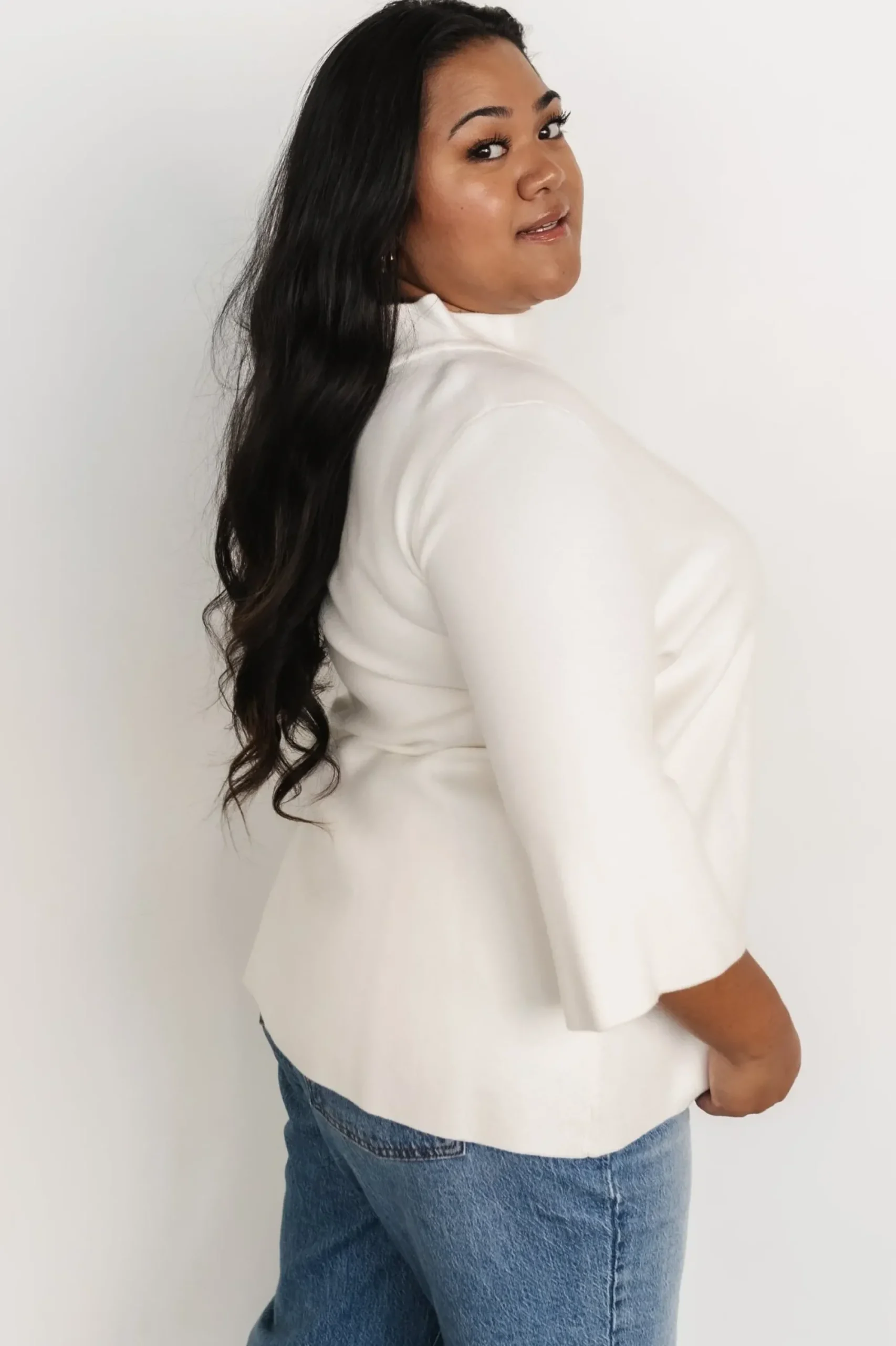 Fashion Baltic Born Zola Bell Sleeve Sweater | Off White