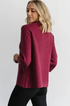 Online Baltic Born Zola Bell Sleeve Sweater | Burgundy