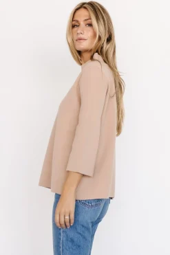 Sale Baltic Born Zola Bell Sleeve Sweater | Beige