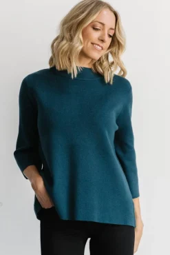 Discount Baltic Born Zola Bell Sleeve Sweater | Topaz