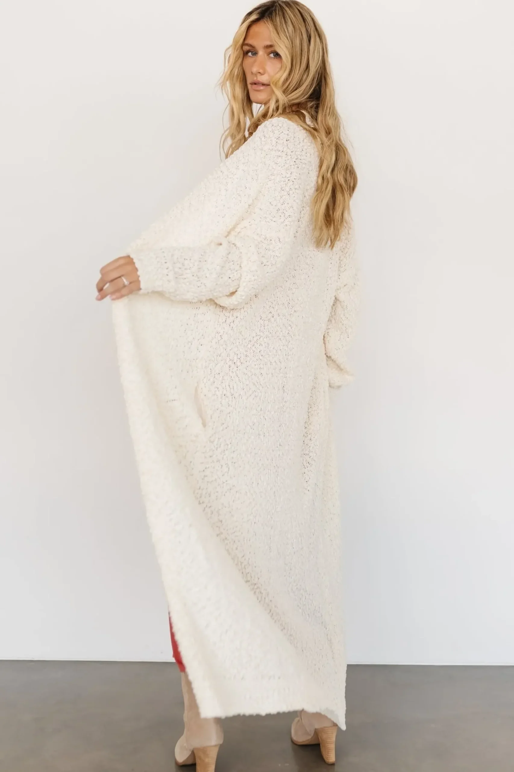 Fashion Baltic Born Zonda Long Cardigan | Cream